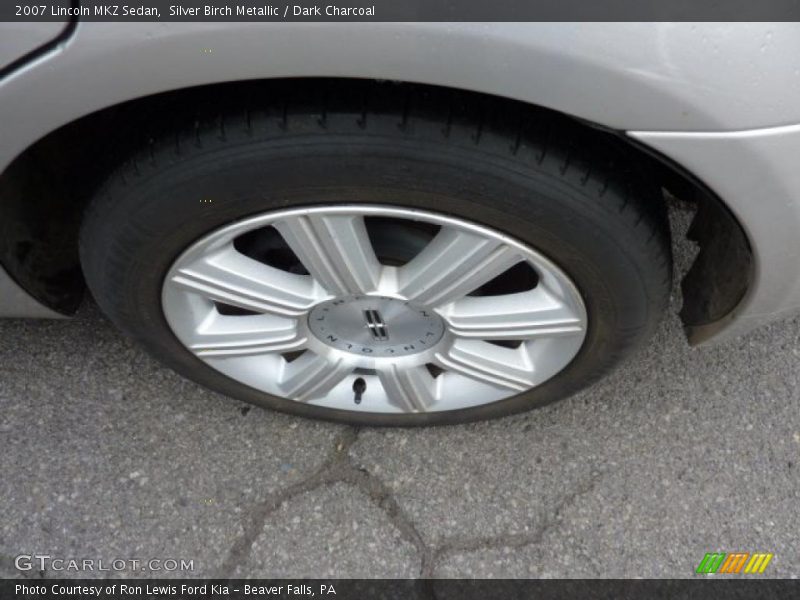 Silver Birch Metallic / Dark Charcoal 2007 Lincoln MKZ Sedan