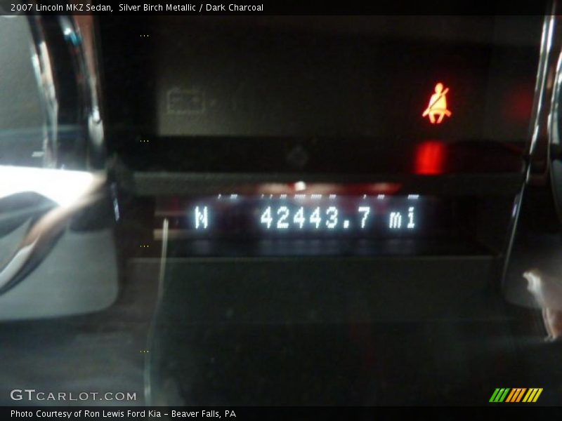 Silver Birch Metallic / Dark Charcoal 2007 Lincoln MKZ Sedan