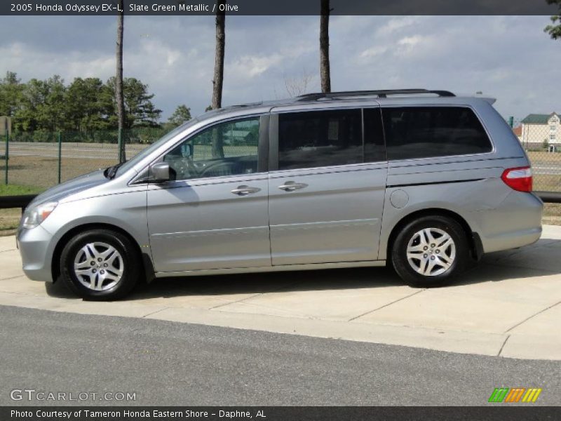 Slate Green Metallic / Olive 2005 Honda Odyssey EX-L