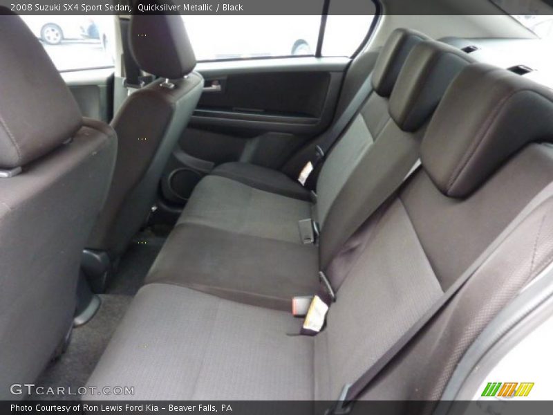  2008 SX4 Sport Sedan Black Interior