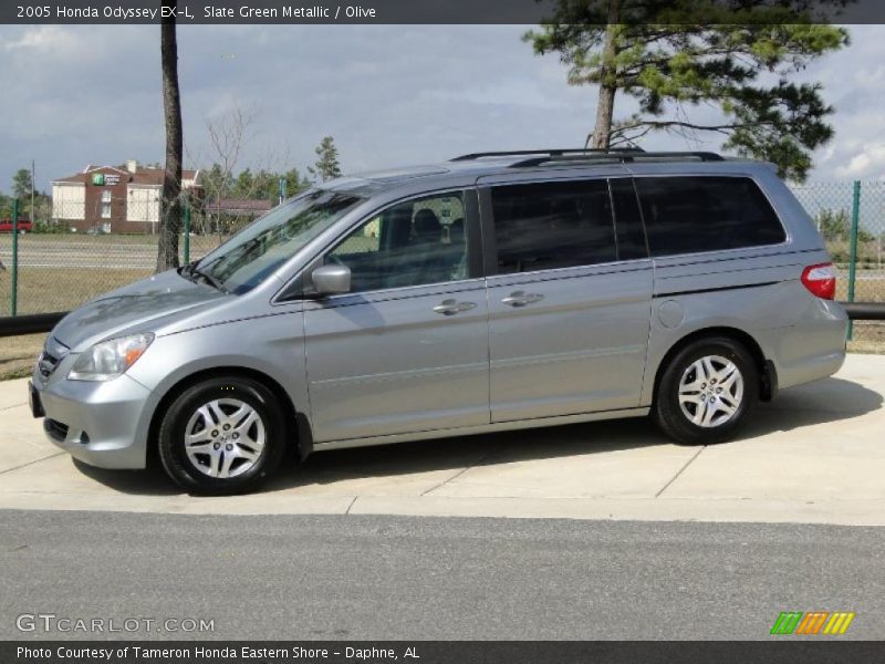 Slate Green Metallic / Olive 2005 Honda Odyssey EX-L