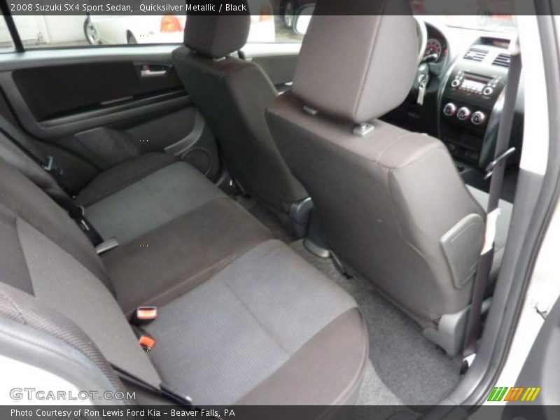  2008 SX4 Sport Sedan Black Interior