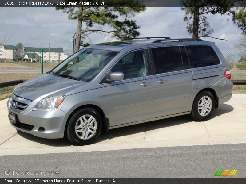 Slate Green Metallic / Olive 2005 Honda Odyssey EX-L