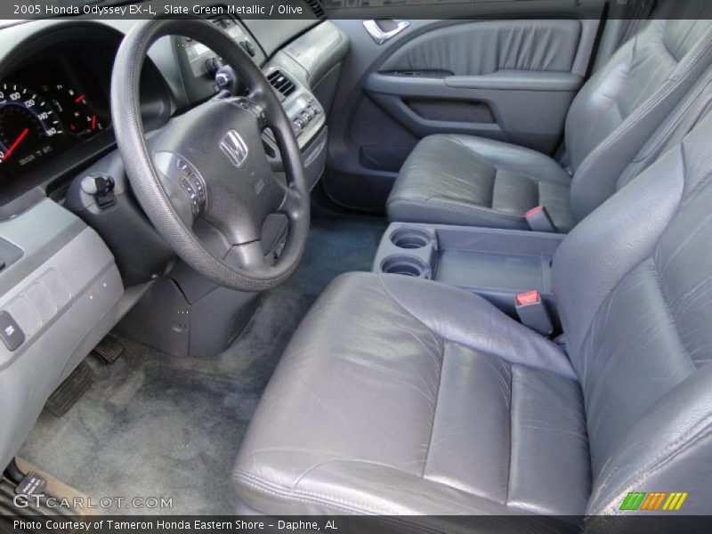 Slate Green Metallic / Olive 2005 Honda Odyssey EX-L