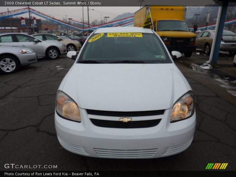 Summit White / Ebony 2009 Chevrolet Cobalt LT Sedan