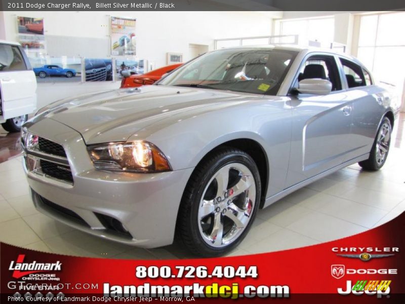 Billett Silver Metallic / Black 2011 Dodge Charger Rallye
