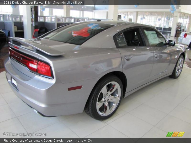 Billett Silver Metallic / Black 2011 Dodge Charger Rallye