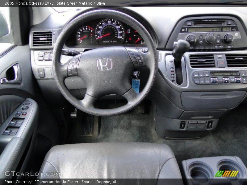 Slate Green Metallic / Olive 2005 Honda Odyssey EX-L
