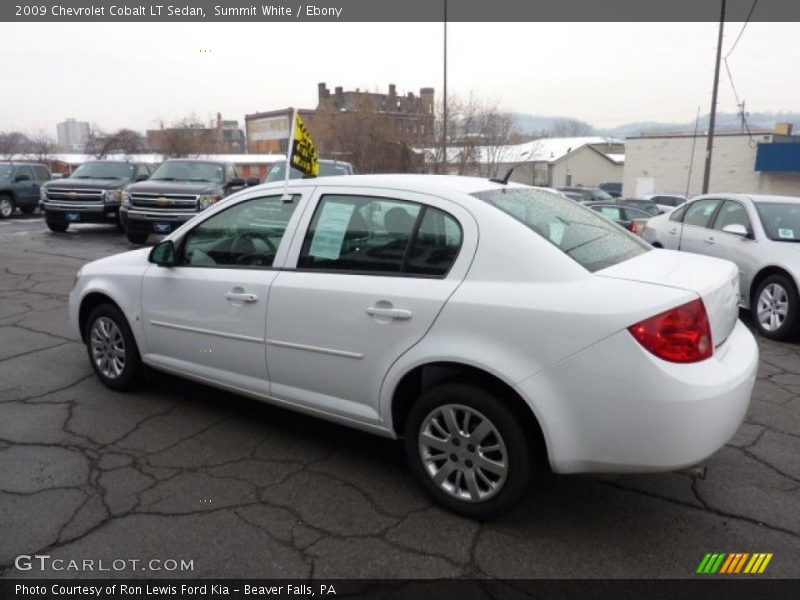 Summit White / Ebony 2009 Chevrolet Cobalt LT Sedan
