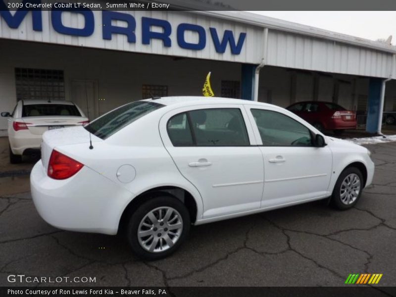 Summit White / Ebony 2009 Chevrolet Cobalt LT Sedan