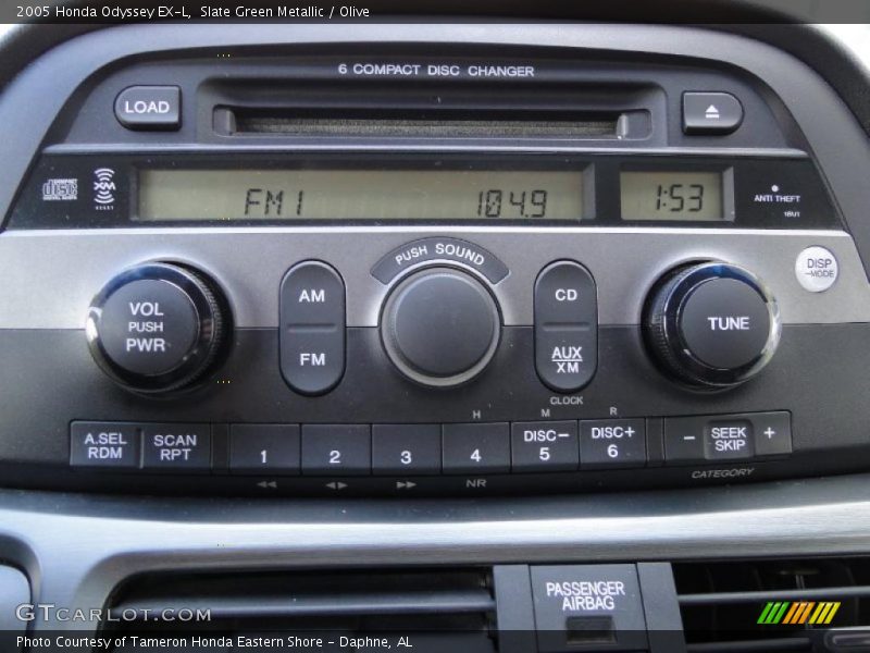 Slate Green Metallic / Olive 2005 Honda Odyssey EX-L