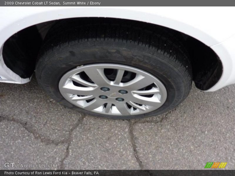 Summit White / Ebony 2009 Chevrolet Cobalt LT Sedan