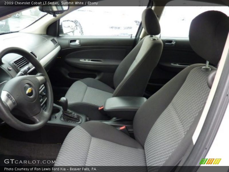 Summit White / Ebony 2009 Chevrolet Cobalt LT Sedan