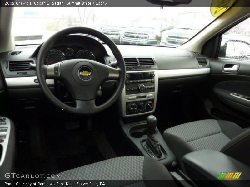 Summit White / Ebony 2009 Chevrolet Cobalt LT Sedan