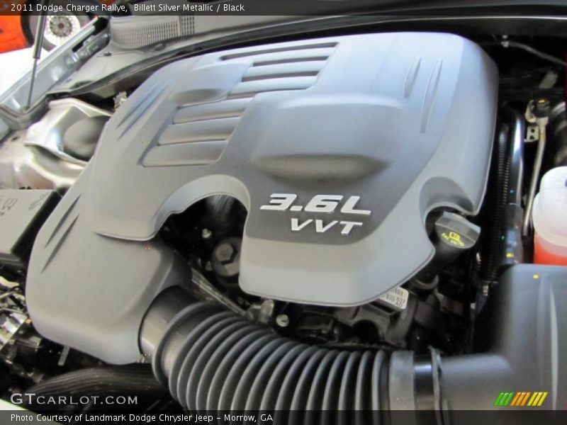 Billett Silver Metallic / Black 2011 Dodge Charger Rallye