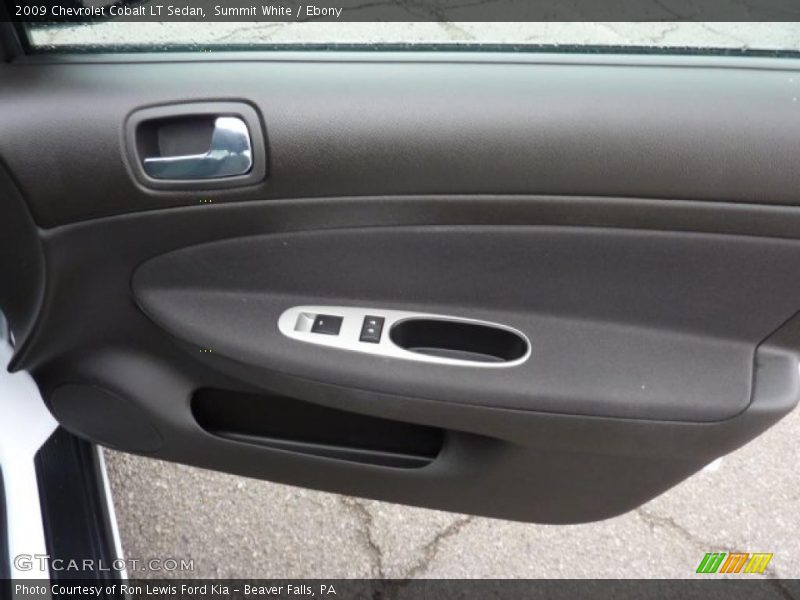 Summit White / Ebony 2009 Chevrolet Cobalt LT Sedan