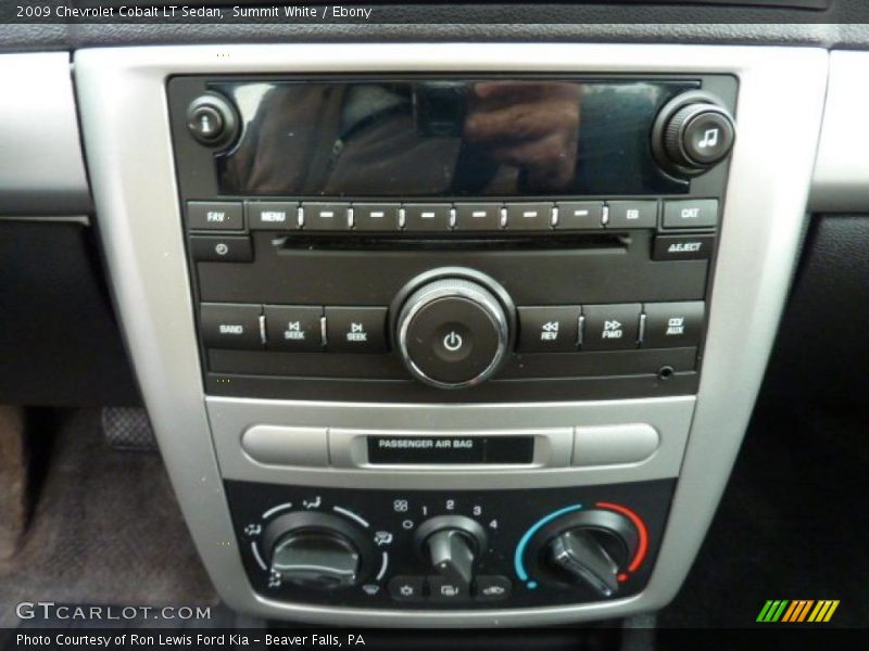 Summit White / Ebony 2009 Chevrolet Cobalt LT Sedan