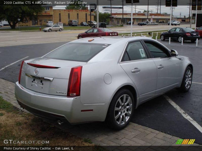 Radiant Silver / Ebony 2009 Cadillac CTS 4 AWD Sedan