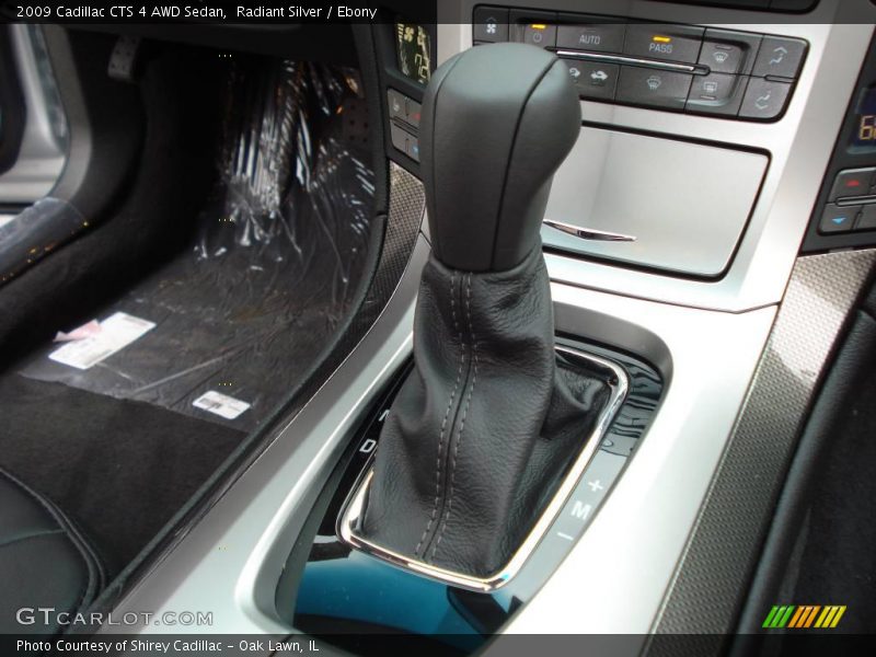Radiant Silver / Ebony 2009 Cadillac CTS 4 AWD Sedan