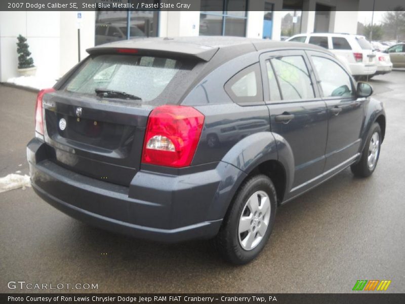Steel Blue Metallic / Pastel Slate Gray 2007 Dodge Caliber SE