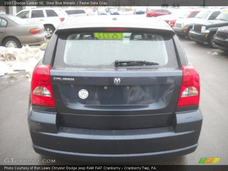 Steel Blue Metallic / Pastel Slate Gray 2007 Dodge Caliber SE