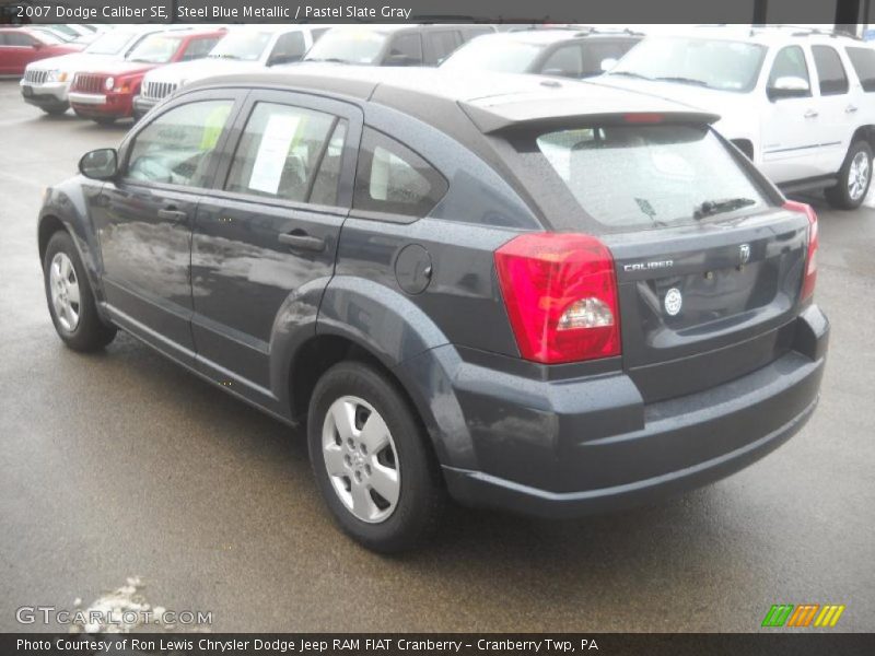 Steel Blue Metallic / Pastel Slate Gray 2007 Dodge Caliber SE
