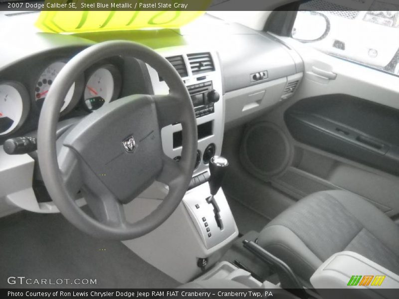 Steel Blue Metallic / Pastel Slate Gray 2007 Dodge Caliber SE