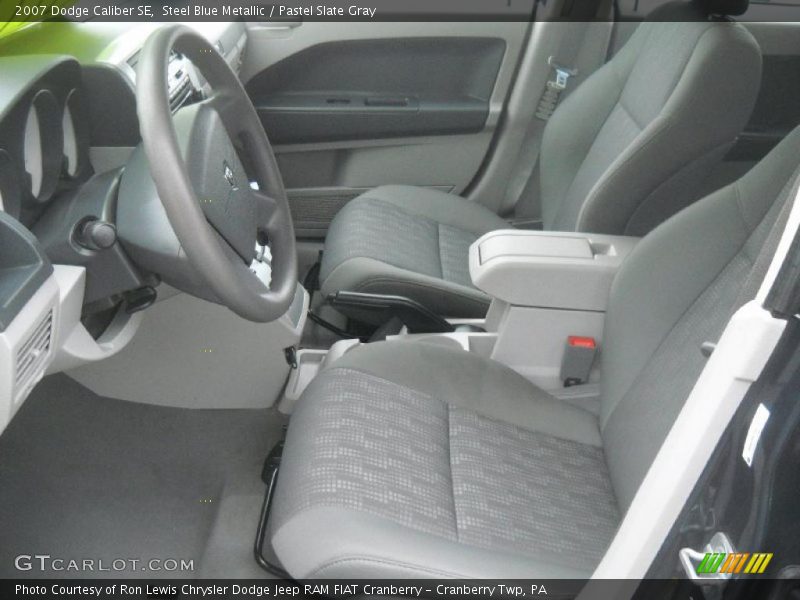 Steel Blue Metallic / Pastel Slate Gray 2007 Dodge Caliber SE