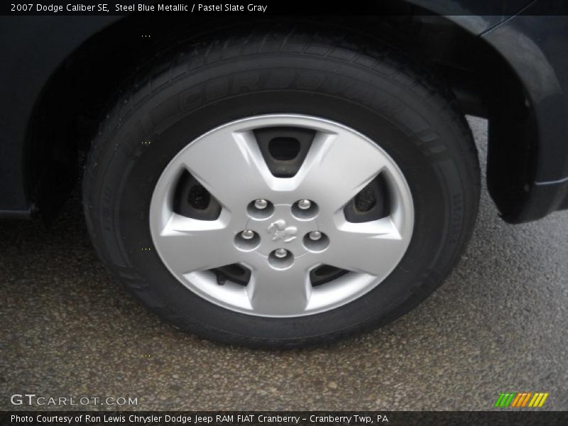 Steel Blue Metallic / Pastel Slate Gray 2007 Dodge Caliber SE