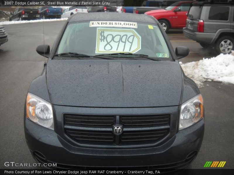 Steel Blue Metallic / Pastel Slate Gray 2007 Dodge Caliber SE