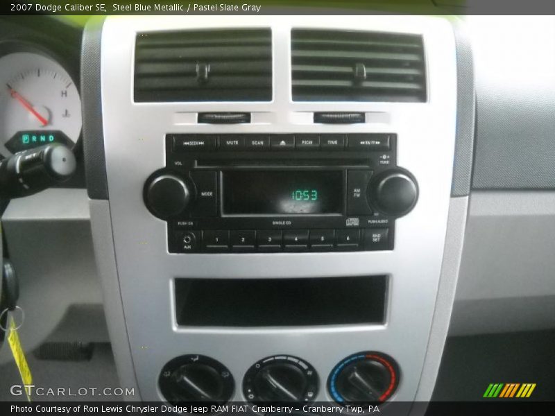 Steel Blue Metallic / Pastel Slate Gray 2007 Dodge Caliber SE