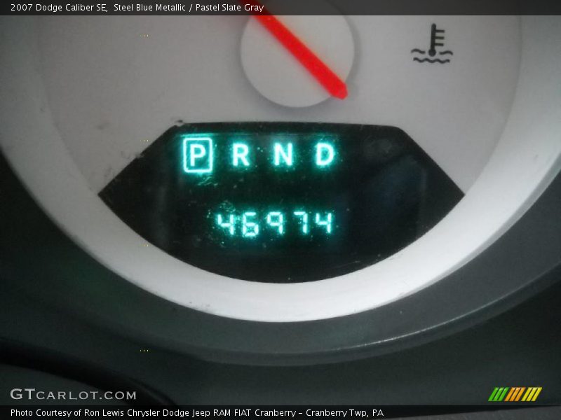 Steel Blue Metallic / Pastel Slate Gray 2007 Dodge Caliber SE