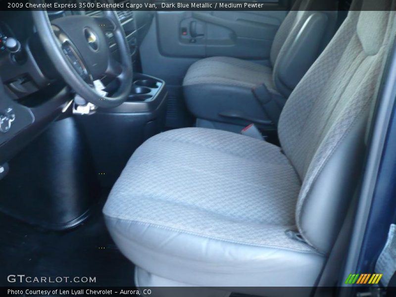 Dark Blue Metallic / Medium Pewter 2009 Chevrolet Express 3500 Extended Cargo Van