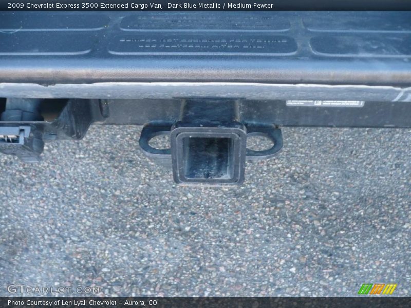 Dark Blue Metallic / Medium Pewter 2009 Chevrolet Express 3500 Extended Cargo Van