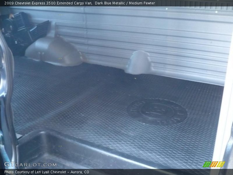Dark Blue Metallic / Medium Pewter 2009 Chevrolet Express 3500 Extended Cargo Van