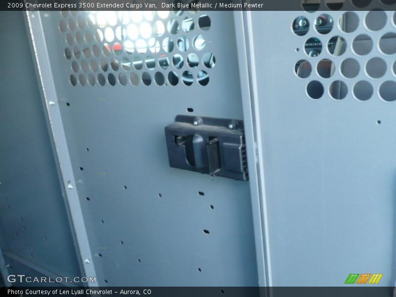 Dark Blue Metallic / Medium Pewter 2009 Chevrolet Express 3500 Extended Cargo Van