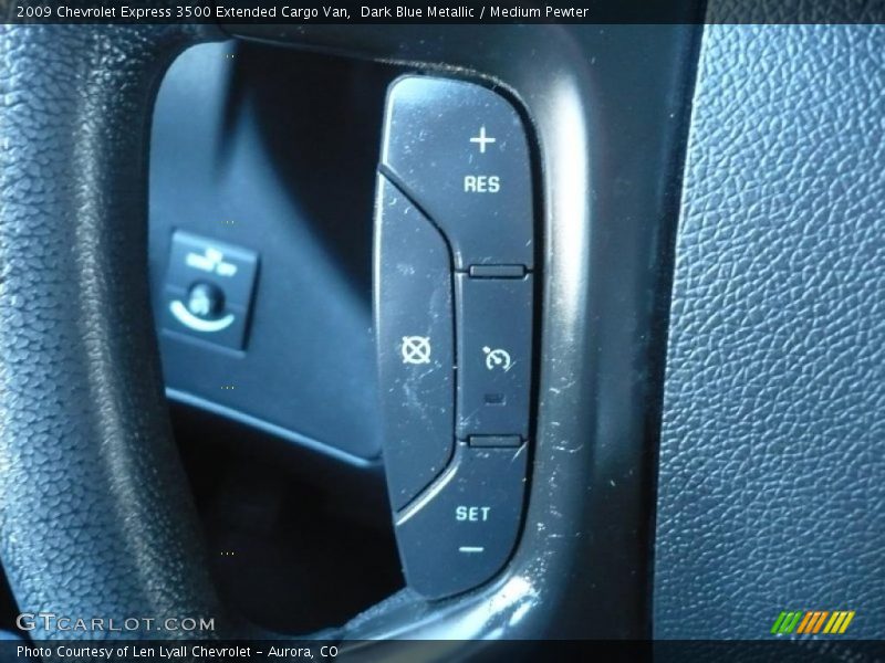 Controls of 2009 Express 3500 Extended Cargo Van