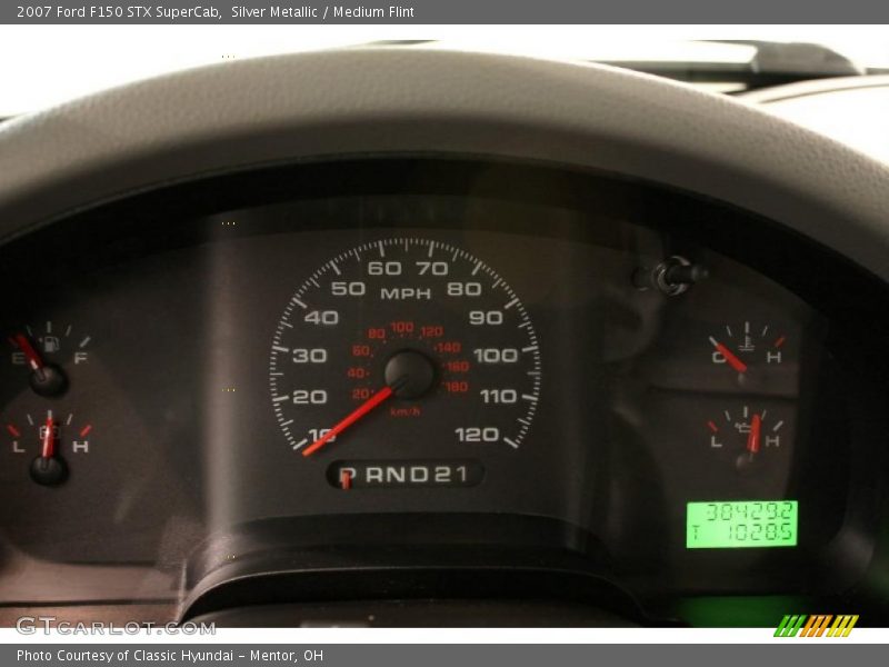 Silver Metallic / Medium Flint 2007 Ford F150 STX SuperCab