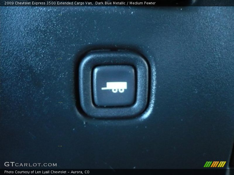 Dark Blue Metallic / Medium Pewter 2009 Chevrolet Express 3500 Extended Cargo Van