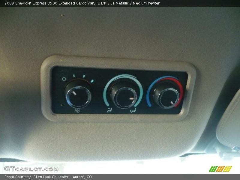 Controls of 2009 Express 3500 Extended Cargo Van