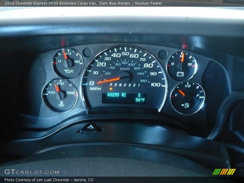  2009 Express 3500 Extended Cargo Van 3500 Extended Cargo Van Gauges