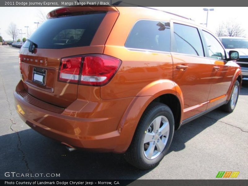 Mango Tango Pearl / Black 2011 Dodge Journey Express