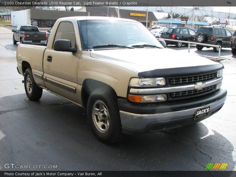 Light Pewter Metallic / Graphite 2000 Chevrolet Silverado 1500 Regular Cab