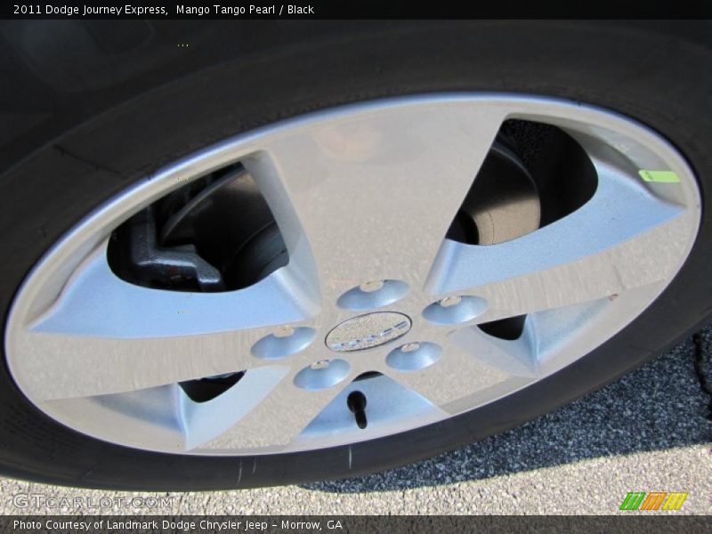 Mango Tango Pearl / Black 2011 Dodge Journey Express