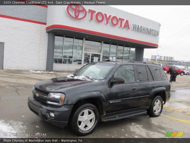 Dark Gray Metallic / Medium Pewter 2003 Chevrolet TrailBlazer LTZ 4x4
