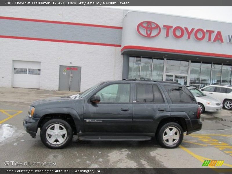 Dark Gray Metallic / Medium Pewter 2003 Chevrolet TrailBlazer LTZ 4x4
