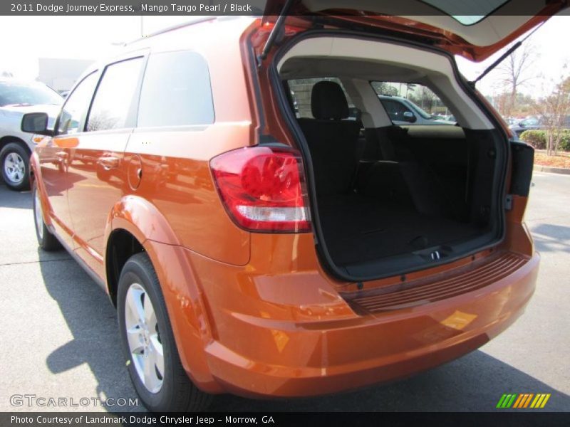 Mango Tango Pearl / Black 2011 Dodge Journey Express