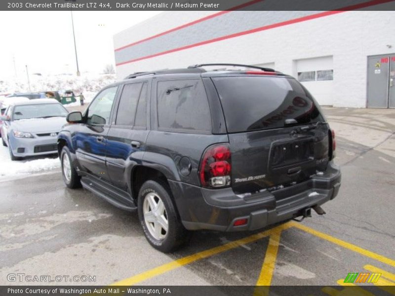 Dark Gray Metallic / Medium Pewter 2003 Chevrolet TrailBlazer LTZ 4x4