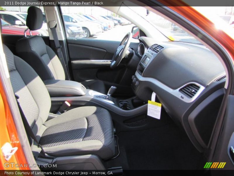 Mango Tango Pearl / Black 2011 Dodge Journey Express