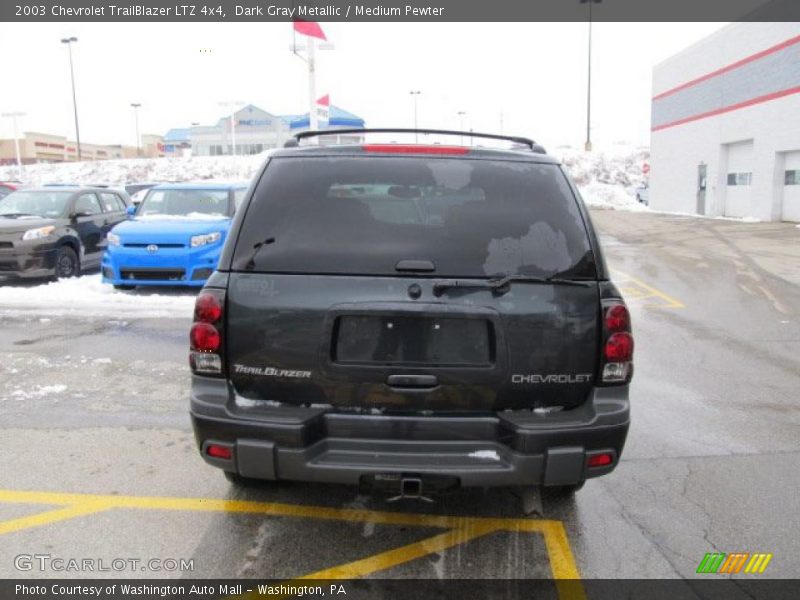 Dark Gray Metallic / Medium Pewter 2003 Chevrolet TrailBlazer LTZ 4x4